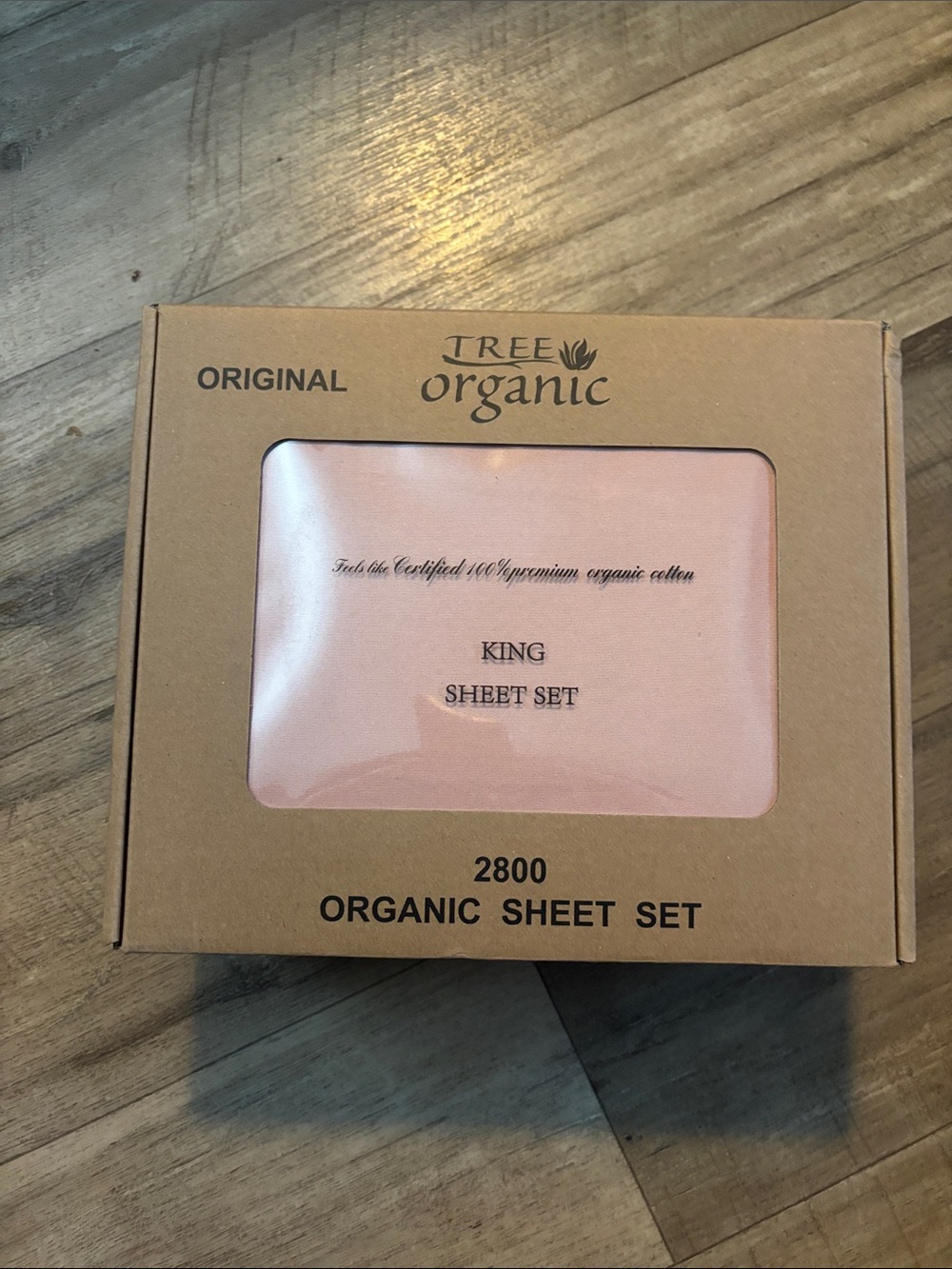 King Sheet Set - Blush Pink Organic Cotton